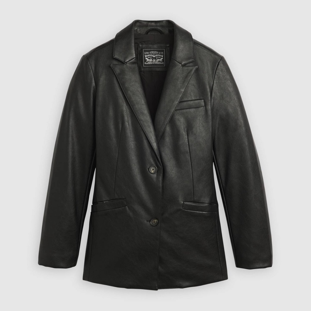NWT Levi's Black Single Breasted Blazer - Picture 4 of 9
